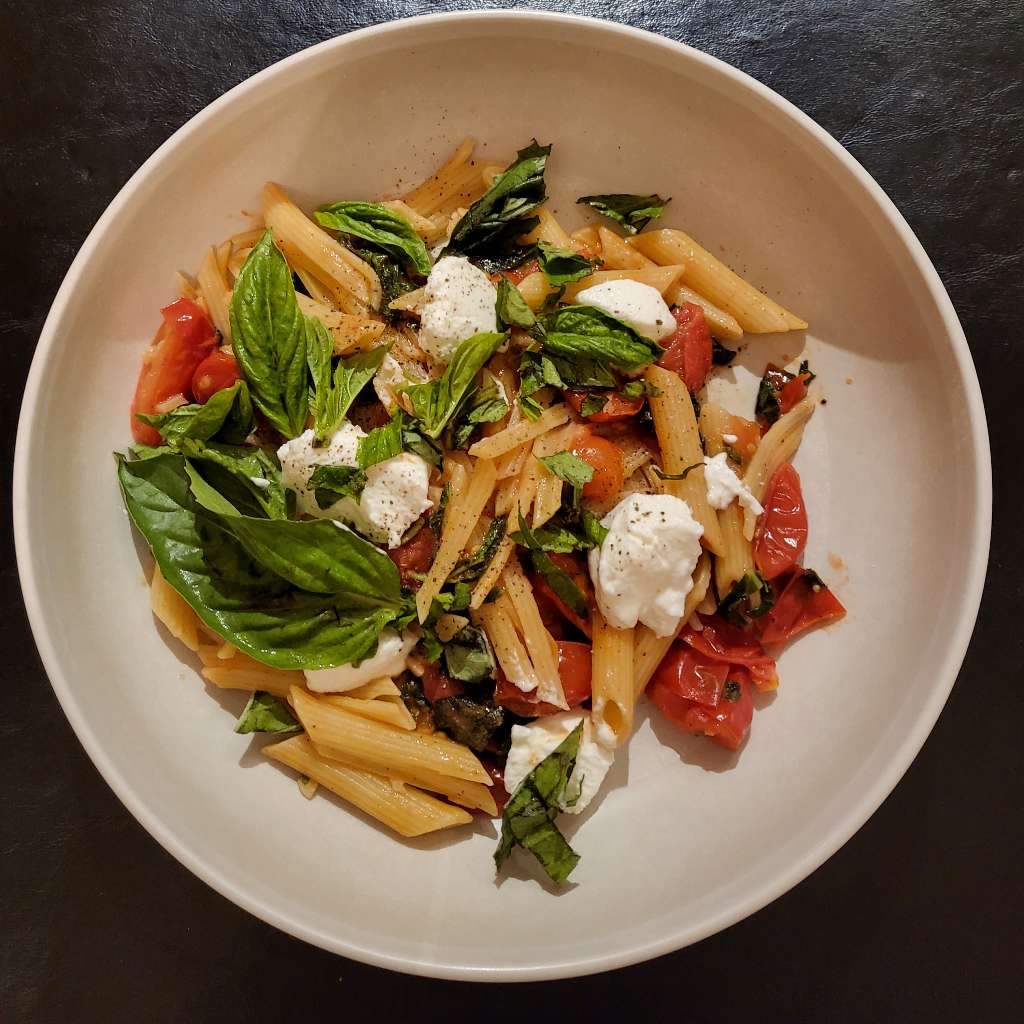 Tomato basil pasta, take 2