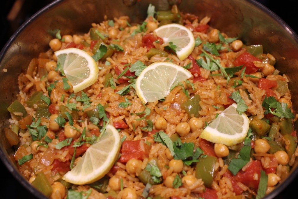 Spanish chickpeas and rice