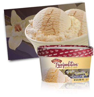 Turkey Hill Triple Vanilla ice cream